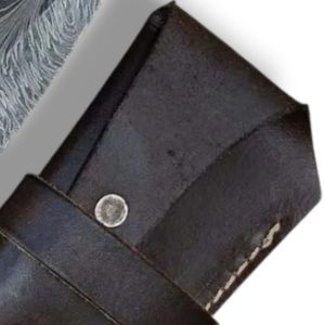 Couteaux de chasse traditionnels faits à la main avec lame en acier multicouche et manche décoratif en os pour les amateurs de plein air - Product Image 6