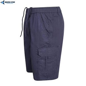 Pantalones Cortos Cargo Tácticos Casuales para Hombre, de Lona Sólida, con Múltiples Bolsillos, Ecológicos, de Secado Rápido, Transpirables, de Cintura Alta con Cordón Ajustable - Product Image 5