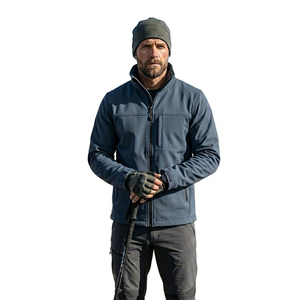 Fully Customized Printing <b>Men</b> Softshell <b>Jacket</b> for Outdoor Usage Comfortable Fit Latest Arrival <b>Men</b> Softshell <b>Jacket</b> OEM - Product Image 2