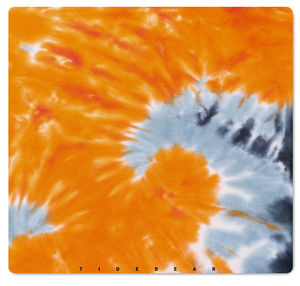 Camiseta de manga corta con efecto tie-dye para hombre, cuello redondo, estilo casual, tejido de punto, corte regular. - Product Image 6