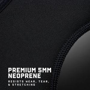 Rodillera Deportiva de Neopreno Reforzada para Sentadillas, Peso Muerto y Levantamiento de Pesas con Protección Profesional, Antideslizante y de Alta Calidad - Product Image 4