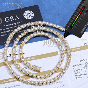 925 Silver Moissanite Tennis Bracelet Round Cut <b>Iced</b> <b>Out</b> Luxury Link Bracelet for Men and Women Premium Statement Jewellery - Product Image 6