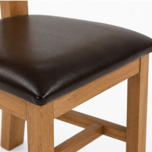 Ensemble de salle à manger en teck rectangulaire de grande taille ARTERRA, table à manger moderne, chaises à dossier haut pour restaurant - Product Image 3