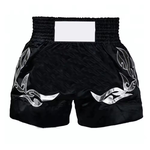 Custom Made Unisex Adult Boxing Shorts-Durable Lightweight Quick Dry Breathable Stretch Fabric Shrink-Proof Logo Positions Front - Product Image 3