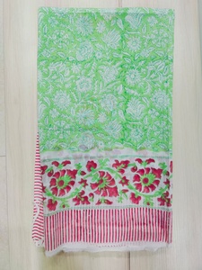Indian Handmade Colorful Hand Block Print Cotton Scarf Wrap <b>Sarong</b> for Women Wholesale Supplier Custom Printed - Product Image 3