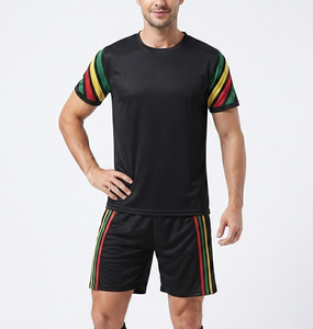 Uniforme de Fútbol Profesional para Hombre, Ropa Deportiva Personalizada para Equipo, Diseño a Rayas en Contraste, Servicio de Impresión en Grandes Cantidades, Fabricante OEM - Product Image 1