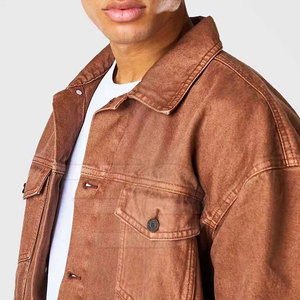 Slim Fit Cotton Daily Wear Outerwear Premium Mens Jeans <b>Jacket</b> Regular Fit Button Front Fashion Style <b>Smart</b> Mens Jeans <b>Jacket</b> - Product Image 3