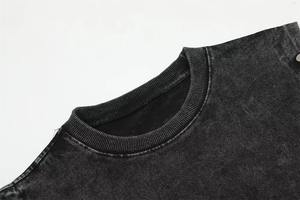 T-shirts pour hommes de style vintage, surdimensionnés, effet délavé, streetwear, personnalisés, 100% coton jersey, grandes tailles, à porter tous les jours - Product Image 5