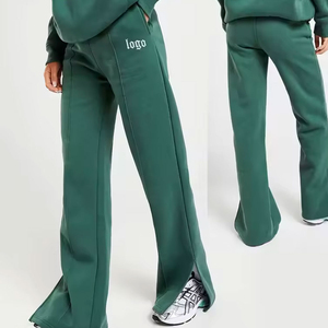 Customized <b>Women's</b> <b>Baggy</b> <b>Joggers</b> Flared Sweatpants with Pockets Winter Pants OEM Service Custom Logo And Design Reasonable Price - Product Image 3