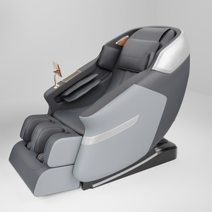 Envío Gratis y 35% de Descuento, Silla de Masaje Clásica 4D OEM ODM, Silla de Masaje de Cuerpo Completo en Material PU, Cuidado de la Salud, Control de Tiempo - Product Image 1