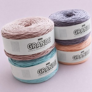 ไอเดียงานถักโครเชต์ด้วยไหมฝ้าย GRANDE ทำจากเส้นใยฝ้ายโคมา น้ำหนักไหมฝ้าย 300 กรัมต่อม้วน สำหรับงานถักโครเชต์ - Product Image 6