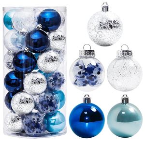Adornos Navideños, Bolas Decorativas Colgantes para Árbol, Decoración Festiva para el Hogar y Fiestas - Product Image 1