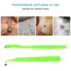 Juego de Peines Multifuncionales de Plástico Verde para Mascotas, con Dientes Finos y Gruesos, Herramienta para el Cuidado del Pelo, Limpieza y Peinado de Pelaje - Product Image 2