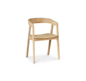 Ensemble de table à manger moderne en bois massif Mindi 8 pièces avec chaises en bois minimalistes pour la maison, l'hôtel, l'appartement, la restauration - Product Image 5