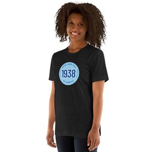 Jack and Jill Blues 1938 T-shirt pour femme en coton doux à manches courtes et col rond avec motif graphique, haut décontracté et confortable pour tous les jours - Product Image 1