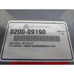 แหวนแก๊ส AMAT 0200-09190, 96 รู, 111414 - อุปกรณ์และอะไหล่เซมิคอนดักเตอร์ระดับโลกที่เชื่อถือได้ - Product Image 1