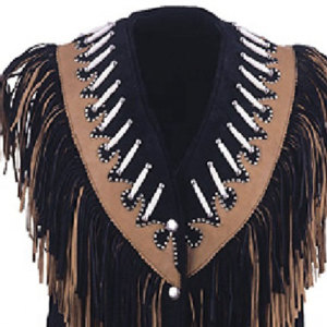 <b>Womens</b> Western <b>Leather</b> Fringe Vest Sleeveless Cowboy <b>Jacket</b> Suede Tassel Motorcycle Rodeo Festival Fashion Premium OEM - Product Image 6