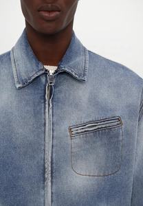 Veste de travail automne-hiver de haute qualité pour hommes toile de coton personnalisée taille XL veste en jean de mode décontractée d'extérieur de rue haute - Product Image 6