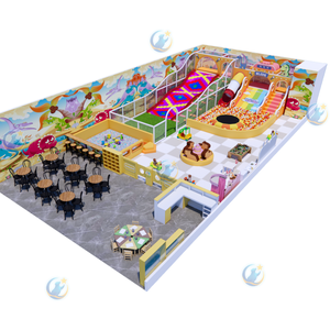 Estructura de Juego Interior con Piscina de Pelotas, Tobogán y Muro de Escalada, Tamaño Personalizable, Material de PVC, Solución Completa para Proyectos, >500 kg - Product Image 1
