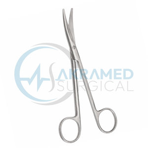 Ciseaux à capsules et tendons en acier inoxydable, instrument chirurgical orthopédique courbé, réutilisable, certifié CE, manuel - Product Image 6