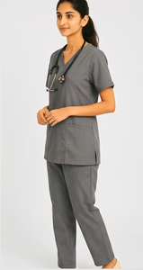 Nurse Scrub Suits Women Medical <b>Doctor</b> Uniform \ V-Neck Women Nursing Scrub Suit \ Medical Nurse Scrub <b>Sets</b> - Product Image 3