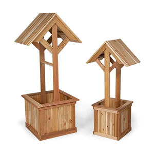 Outdoor <b>Planter</b> for Flowers & Plants, Outdoor Wishing Well <b>Planter</b> <b>Box</b>, Rot-Resistant Panter For Garden Space Decor From Vietnam - Product Image 3