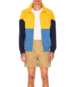 2025 personnalisé hommes respirant léger coupe-vent veste grande taille fermeture éclair imperméable Polyester tissu course manteau - Product Image 4