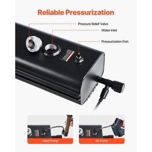 Tanque de Agua Portátil de 4.5 Galones con Panel Protector Contra Salpicaduras para Portaequipajes de Techo de Automóvil - Product Image 5