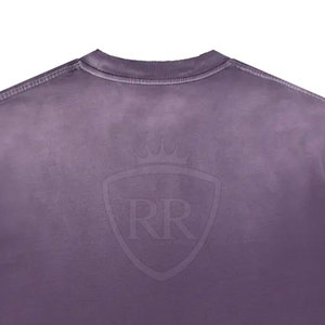 T-shirt tendance streetwear pour homme, effet délavé, coupe ample, 100% coton tricoté respirant - Product Image 5