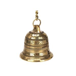 Campana Náutica de Latón para Montar en la Pared con Cuerda, Campana Marina Vintage Colgante para Decoración del Hogar - Product Image 6