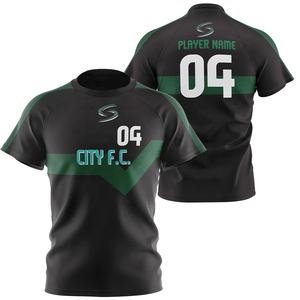 Ropa de fútbol con nombre personalizado de alta calidad, conjunto de camisetas de fútbol al por mayor con sublimación para clubes - Product Image 1