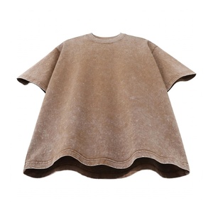 เสื้อยืดแขนสั้นลำลองผู้ชาย ทรงหลวม ผ้าโพลีเอสเตอร์/คอตตอนเจอร์ซีย์ 260 กรัม ซักน้ำยาฟอกสี ทรงเรียบ ระบายอากาศ แห้งเร็ว เหมาะสำหรับฤดูร้อน - Product Image 6