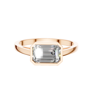 Wholesale Fine Jewelry Fashion Rhodium Plated 925 Sterling <b>Silver</b> <b>Emerald</b> Cut Moissanite Engagement <b>Ring</b> for Women Wedding Gift - Product Image 5