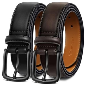 Classic Men Leather <b>Belt</b> with Alloy Pin Buckle 3.5cm Width Casual <b>Vintage</b> Waist <b>Belt</b> for Jeans Business Leisure OEM - Product Image 2