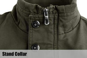 Veste cargo streetwear haut de gamme pour homme avec logo personnalisé – Vêtement d'extérieur utilitaire multi-poches élégant pour un style de vie moderne - Product Image 3