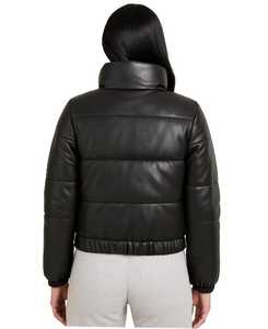 Customizable <b>Hooded</b> Winter <b>Puffer</b> <b>Jacket</b> for Men-<b>Waterproof</b> Reversible Breathable Thick Cotton-Filled Logo Positions Available - Product Image 1