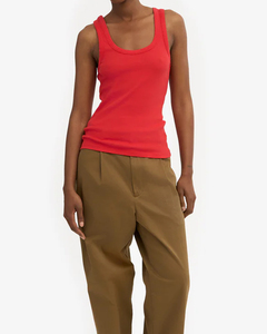 Débardeurs de qualité supérieure pour femmes, débardeurs sans manches en soie et coton avec dentelle et pompons, personnalisables, pour l'extérieur - Product Image 3