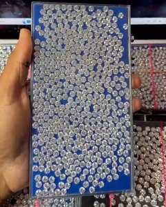 HPHT Lab Grown Filled Brilliant Diamonds 0.076ct 0.082ct F VVS VS Excellent Cut Melease Sieve Wholesale R&K GEMS Certified - Product Image 2