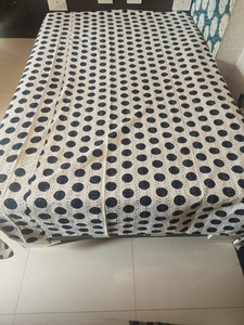 Colcha de Algodón Kantha Hecha a Mano con Estampado Floral de Aves, Estilo Bohemio, Moderna, para Todas las Estaciones, con Parches de Mezclilla, para Uso Doméstico - Product Image 4