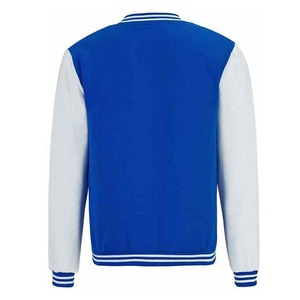Chaquetas Varsity de Lona Recubierta OEM, Bordado Personalizado, Parches de Chenille, Chaqueta de Béisbol Universitaria Extra Grande para Hombre - Product Image 2