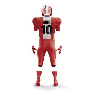 Último Diseño, Jersey de Fútbol Americano de Chicago Transpirable de Spandex/Algodón/Fibra de Bambú, Uniforme de Fútbol Americano para Adultos, Tres Cuartos - Product Image 4