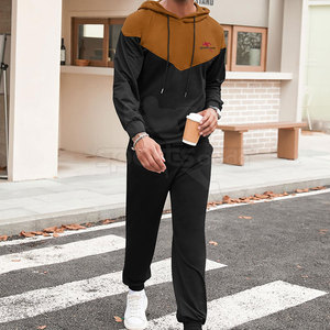 Wholesale Price High Quality Winter Hooded <b>Men</b> Tracksuit Custom Logo <b>Pullover</b> Style 100% Cotton Made - Product Image 5