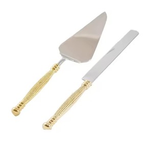Dessert Celebration Stainless Steel <b>Cake</b> <b>Server</b> Set Metal Knife and <b>Cake</b> Lifter Serving Tools - Product Image 3
