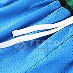 Shorts de sport pour hommes à prix raisonnable, taille élastique, maille unie, logo personnalisé, séchage rapide, respirant, en polyester - Product Image 6