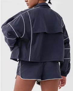 Women's Premium Nylon Short Set Casual Two Piece Outfit Soft Comfortable Breathable Summer Wear Matching Top and Shorts - Product Image 5