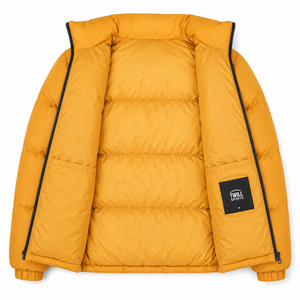 2026 <b>Top</b> Selling Men's High Quality <b>Bubble</b> Puffer Jacket Canvas Street Wear with Stand Collar Winter Warm Option - Product Image 2