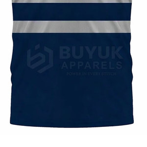 T-shirt de sécurité haute visibilité à manches courtes, séchage rapide, pour travaux routiers, t-shirt de sécurité réfléchissant à manches courtes haute visibilité - Product Image 5