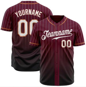 Maillots de baseball respirants, imprimés, personnalisés avec nom et numéro, haute qualité, commande en gros, fournisseur de maillots de baseball cousus. - Product Image 6