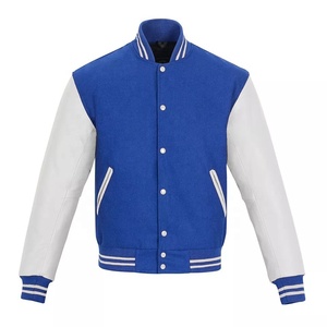 Nouvelle veste bomber universitaire en laine imperméable et écologique pour homme 2026 - Product Image 1