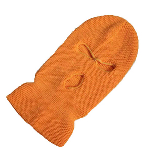 Pink Knitted Balaclava Full Face Mask 100% Polyester Unisex Adult Outdoor Wear Image - Product Image 5